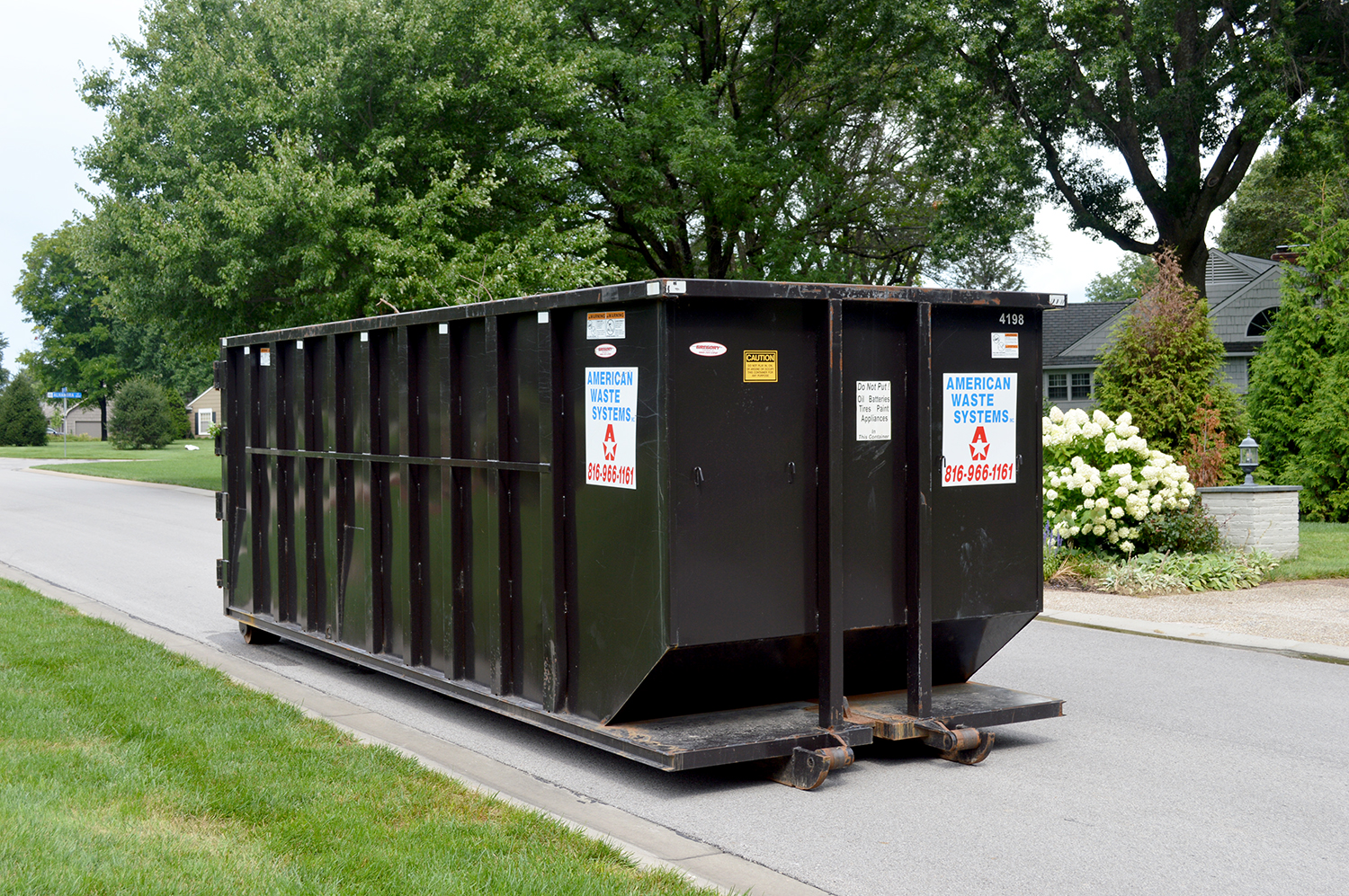 American Waste 40 yard rol-off dumpster rental
