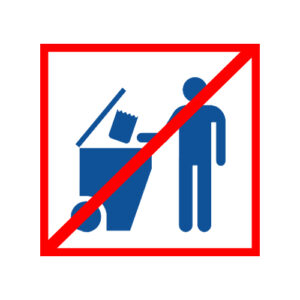 do not put in trash