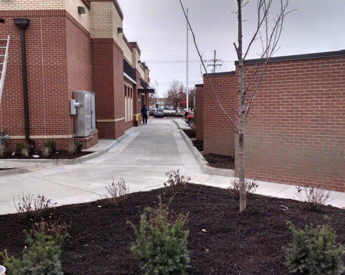 construction site after clean up in kansas city